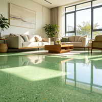 Peinture époxy autolissante colorée haute performance pour sols en béton – Revêtement de sol en résine pour la vente en gros