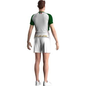 เสื้อรัดกล้ามเนื้อสำหรับศิลปะการต่อสู้อิตาลี ทนทาน ป้องกันการเสียดสี แห้งเร็ว แบบสี่เข็มหกเส้น เหมาะสำหรับ MMA โนกิ กราปลิง - Product Image 6