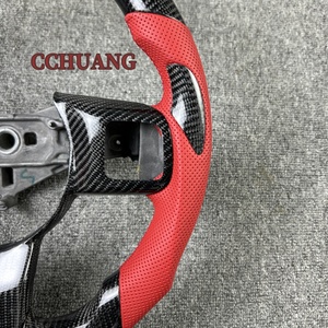 Volante de fibra de carbono para Jeep Wrangler Sahara Compass Grand <span class=keywords><strong>Cherokee</strong></span> Camping gratis 2010-2020 accesorios para automóviles personalizados - Product Image 4