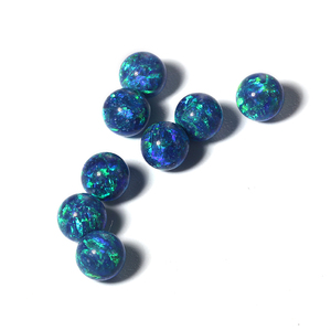 Bán Sỉ Hạt Đá Opal Tạo Phòng Thí Nghiệm 3Mm 4Mm 5Mm Đá Quý Tạo Nhiều Màu Cho Phòng Thí Nghiệm Hạt Đá Opal Trơn Tròn Tổng Hợp Đá Quý Rời - Product Image 6
