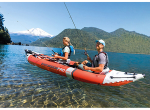 Kayak de Pesca <span class=keywords><strong>INTEX</strong></span> 68309 <span class=keywords><strong>K2</strong></span> (2 Personas) 3.84m para Ríos y Lagos, Embarcaciones Deportivas, Botes Inflables de PVC para Pesca - Product Image 2