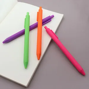 Matte Macaron Color Click Gel <b>Pen</b> Custom Logo <b>Retractable</b> Neutral <b>Pen</b> for Students,Office Stationery Promotional Wholesale Gifts - Product Image 6