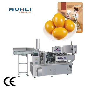 Machine d'emballage sous vide automatique intelligente et de remplissage pour l'emballage alimentaire/en sachets des œufs de caille et de canard conservés - Product Image 1
