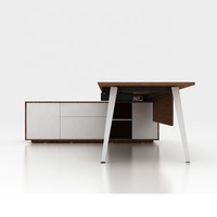 Nuevo Mueble de Oficina Moderno para Sala de Gerencia, Escritorio Ejecutivo de Lujo con Mesa para Computadora