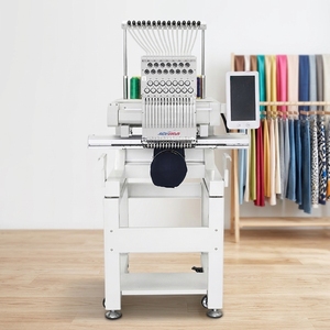 Machine à broder professionnelle REVHON, fabriquée en Chine, 12/15 aiguilles, 1200 tr/min, haute vitesse, usage domestique, une tête - Product Image 1