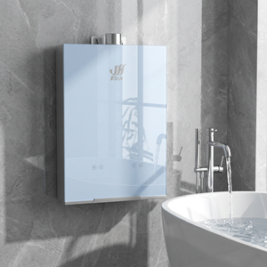 Chauffe-eau 16L à ventilation forcée, faible NOx, type constant, gaz naturel, échangeur de chaleur en cuivre, usage domestique - Product Image 1