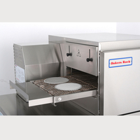 Horno de Pizza Eléctrico Estilo Pizza Hut con Doble Temperatura y Transportador de Aire Impulsado