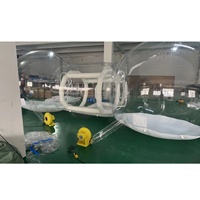 Maison gonflable à bulles de haute qualité de 25 pieds pour fête de mariage, dôme transparent en forme d'igloo, tente à bulles double, maison à bulles gonflable