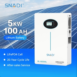 แบตเตอรี่โซลาร์เซลล์ราคาโรงงานที่ดีที่สุด 51.2V 200AH 5KWH  แบตเตอรี่ลิเธียมไอรอนฟอสเฟตสำรองไฟ 51.2V 314AH - Product Image 1