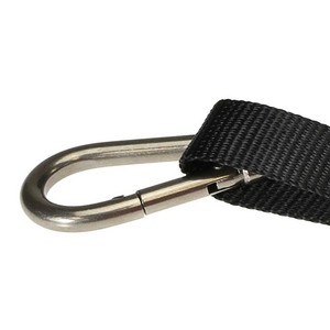 Cinta de Amarração de Carga Preta 1"X10' 500lbs com Catraca de Aperto Manual e Clipes Mosquetão - Product Image 4