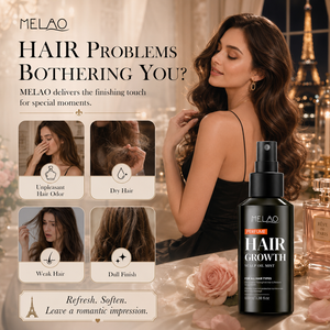 Brume parfumée pour la croissance des cheveux 3 en 1 avec biotine, romarin, soin du cuir chevelu, extraits naturels de plantes, anti-chute, spray parfumé pour cheveux - Product Image 2