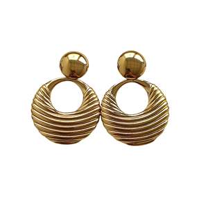 ER2506-53-90 Boucles d'oreilles créoles tendance - Product Image 1