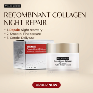 Crema Reparadora de Barrera Cutánea con Colágeno Recombinante III y Vitamina E para Pieles Sensibles, Eczema, Dermatitis Atópica y Alivio del Enrojecimiento - Product Image 1