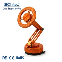 Support magnétique pour téléphone Schitec à ventouse, pliable, multi-angles réglables, en alliage de zinc, pour voiture, mur et tableau de bord