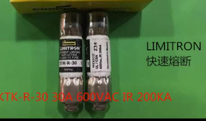 Fusible Bussmann EATON 600V KTK-R-1/10 à 30A, coupe cylindrique fermée, limiteur de courant, collier de four à micro-ondes, faible disco - Product Image 6