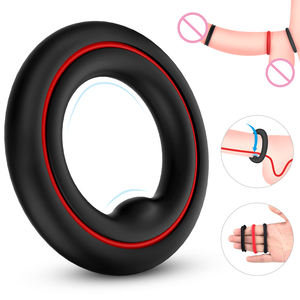 <span class=keywords><strong>Anillo</strong></span> para Pene Triple Flexible de Silicona S-hande, de Tamaño Pequeño a Grande, Juguetes Sexuales para Hombres, Anillos para Pene, Producto para Hombres - Product Image 6