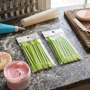Sweet <span class=keywords><strong>Sugarbelle</strong></span> 2-in-1 Keks-Dekorationswerkzeug-Set, 3-teiliges Schreiber- und Schaber-Kit, Einfach für Zuckerguss Anwendbar - Product Image 5