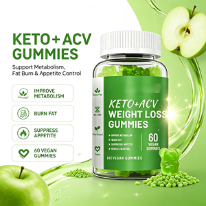 Gomitas Veganas <span class=keywords><strong>Keto</strong></span> ACV para Pérdida de Peso con Vinagre de Sidra de Manzana, Apoyo a las Cetonas, Quema Grasa Abdominal, Aumento de Energía - Product Image 3