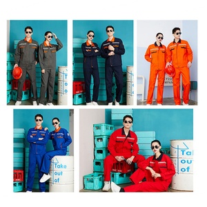 ชุดทำงานผ้าฝ้ายแท้ 100% ทนทาน ปลอดภัย ป้องกันไฟฟ้าสถิตย์ สะท้อนแสง ระบายอากาศได้ดี รับสกรีนโลโก้ ทรงเข้ารูป ทนความร้อนได้ถึง 800 องศาเซลเซียส - Product Image 2