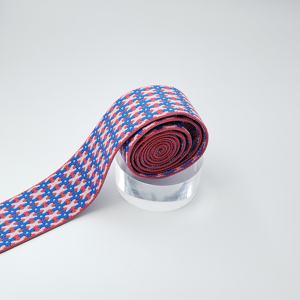 Colored Latex Jacquard Printed Embossed High <b>Elasticity</b> Band Shoulder Straps <b>for</b> Clothing <b>Sewing</b> Bra Underwear Adjustable Strap - Product Image 4