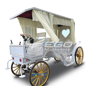 Chariot Équestre Électrique de Haute Qualité pour Visites Touristiques, Carrosse Traîné par des Chevaux, Manège de Parc d'Attractions, Chariot de Transport Équestre - Product Image 5