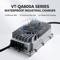 Chargeur de batterie lithium-ion 48V 14S certifié CE FCC, boîtier en alliage d'aluminium, chargeur rapide Li-ion 58,8V 10A