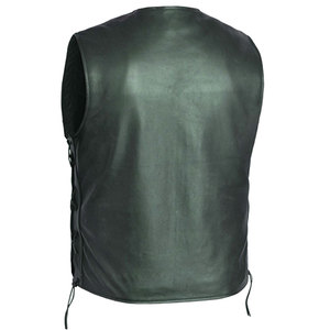 Professional High Quality Leather <b>Waistcoat</b> Biker Vest Winter Outer Wear Vintage Style Custom Designed Comfortable Leather Vest - Product Image 2