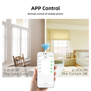 <span class=keywords><strong>Persiana</strong></span> Enrollable Eléctrica Inteligente Zemisamrt con WiFi, Tubos de 35 mm, Motor de 10N, Compatible con Alexa y Google Home, Control de Puerta de Garaje, Persianas Inteligentes para Ventanas de 40 mm y 50 mm - Product Image 3