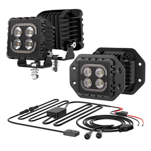 Nueva Luz de Trabajo LED Cuadrada DXZ BF3-A4 de 3 Pulgadas y 20W para Vehículos de Ingeniería, Camiones Todoterreno, Luces de Conducción/Proyector/Niebla/Advertencia - Product Image 1