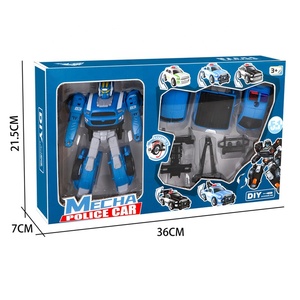 Regalo per Ragazzi: Modellino Trasformabile Fai-da-Te, Auto <span class=keywords><strong>Robot</strong></span> Assemblabile per Bambini - Product Image 5