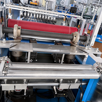 Machine de fabrication de bonnets de douche à commande servo haute vitesse, 100 mètres/minute, avec fonction d'emballage