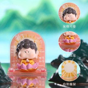 Figura de Buda Miniatura Estilo Budista Yu Mo Craft W1188 19, Linda Decoración Hecha a Mano para el Hogar, Oficina o Escritorio, Regalo de Cumpleaños - Product Image 3