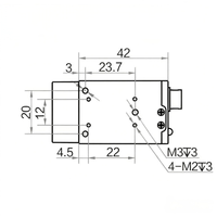 Kamera Pemindai Area Visi Mesin Industri HIKROBOT MV-CS050-10GC/M Berkinerja Tinggi 5MP 2/3 CMOS 24.2fps GigE