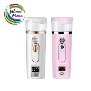 Dispositivo facial de vapor 2 em 1, dispositivo nano iônico profissional de spa, suporte de luxo, vapor de ozônio, máquina facial