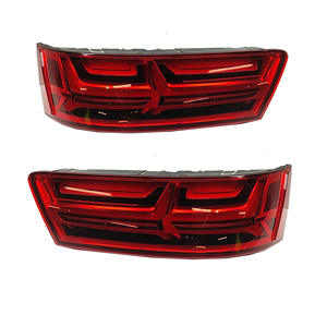 Ensemble de feux arrière Audi Q7, feux de freinage et clignotants LED, modèle 2016 2017 2018 2019, côté gauche et droit - Product Image 2