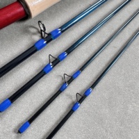 Canne à Mouche Seehoo Skytouch Switch en Carbone Toray de 9 pieds ou 11 pieds, Action Rapide 2-3wt ou 5wt avec Poignée en Liège Intégrale pour la Pêche à la Nymphe en Eau Douce