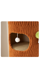 Nouvelle Villa pour Chat Moderne et Luxueuse en Bois Durable à Trois Niveaux 2025 avec Plateforme de Saut et Griffoir