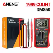 ANENG DM850 포켓 디지털 멀티미터 1999 카운트, 데이터 홀드 및 백라이트 기능이 있는 경량 37g 전압 테스터 - Product Image 3