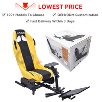GY019 Full Motion Race Car Sim Racing Rig Simulator Cabina de conducción para Thrustmaster TX Racing Wheel,G27,G29,Playstation 2 3