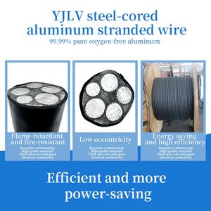 สายไฟหุ้มฉนวนโพลีไวนิลคลอไรด์หุ้มเทปเหล็กตัวนำอลูมิเนียมแกน<span class=keywords><strong>4</strong></span> + 1แกนเชื่อมโยงข้าม - Product Image 3