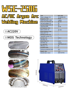Machine à souder personnalisée en gros 220V à technologie MOS WSE 250G AC/DL - Product Image 2