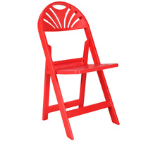 Chaise pliable robuste en résine, empilable, légère, blanche, dossier ventilé, en plastique Wimbledon, pour location de mariage, événements, fêtes, portable