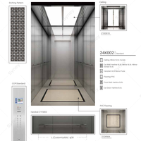 CE CU-TR ha certificato il prezzo ragionevole dell'elevatore dell'elevatore di Design contemporaneo liscio e sicuro Gearless AC