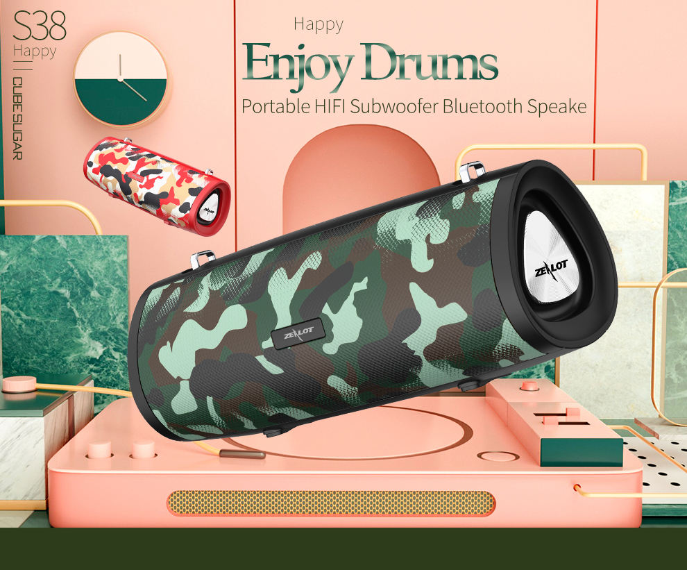 Zealot S38 20w Waterproof Wireless Speaker For Outdoor Party