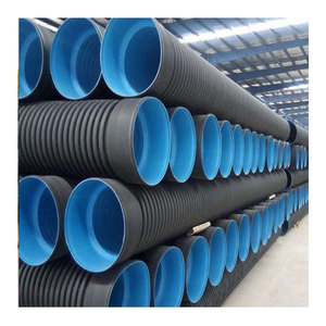 Tubería de Pared Estructural de HDPE, Tubería de Enrollamiento Tipo B, Tubo Krah para Descarga de Aguas Residuales - Product Image 1