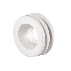 Abrazadera de goma blanca para WC, diámetro interior de 55 mm, trampa de plomería de 26 mm - Product Image 1