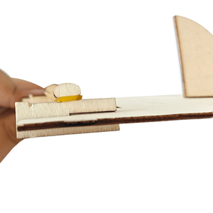 Modelo <span class=keywords><strong>de</strong></span> Lancha Rápida <span class=keywords><strong>de</strong></span> <span class=keywords><strong>Madera</strong></span> con Formas Geométricas, Motor <span class=keywords><strong>de</strong></span> Goma, Ensamblaje Mecánico, Rompecabezas, Actividad Educativa STEM para Niños - Product Image 4