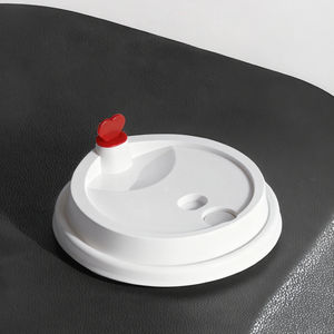 Tapas de Botella Desechables de Plástico de 90 mm con Tapa Abatible a Prueba de Fugas para Té con Leche, Tapas y Vasos Desechables - Product Image 3