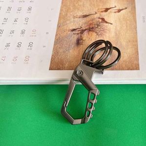 Porte-clés de voiture personnalisable en alliage de zinc, multifonctionnel, pendentif pour porte-clés - Product Image 3