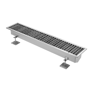 Drains de canalisation en acier inoxydable à haut <span class=keywords><strong>d</strong></span>ébit Kylssep, avec pente intégrée, drain de tranchée à fond en V en acier inoxydable - Product Image 5